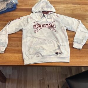 Row the Boat White Hoodie